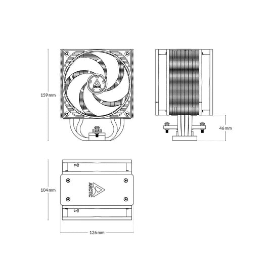Arctic Freezer 36 A-RGB CPU Cooler Arctic Freezer 36 A-RGB CPU Cooler